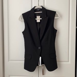 NWT Black sleeveless vest
